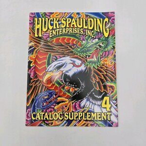 Huck Spaulding Enterprises Inc Catalog Supplement 4 Tattoo Supply Magazine Desig